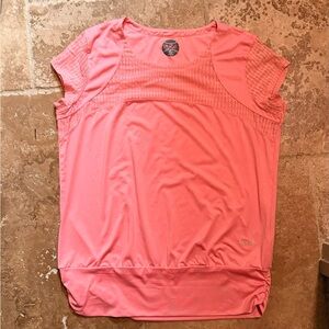 Bolle Women's Size XL Coral Short Sleeve Activewear Top